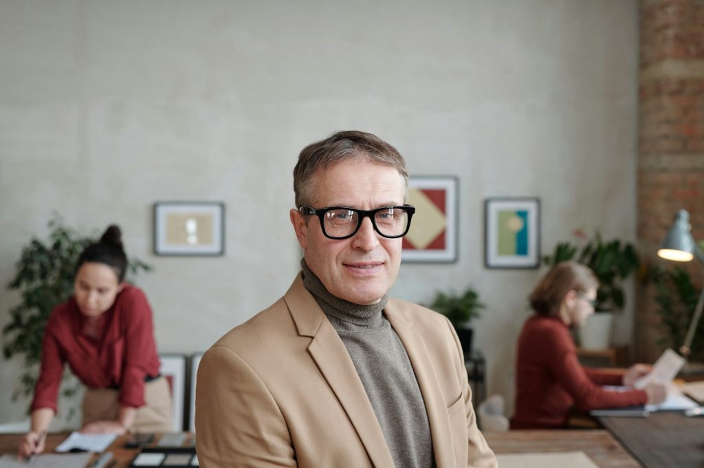 Handsome owner of architectural company