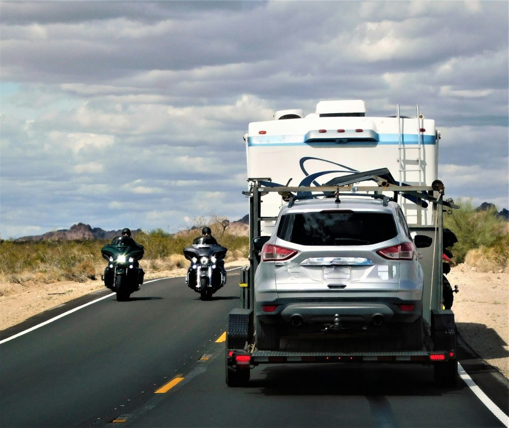 Road Trip! Motorcycles! Recreational Vehicle!